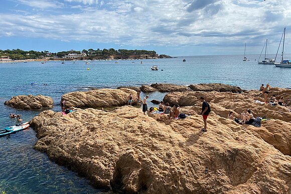 Bucht Felsen Meer 